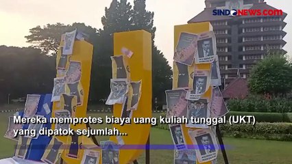 Biaya UKT Tinggi, BEM UI Gelar Aksi Unjuk Rasa di Depan Kantor Rektorat