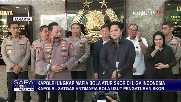 Kapolri Jenderal Listyo Sigit : Satgas Antimafia Bola Usut Pengaturan Skor, Dalam Waktu Dekat...