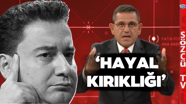 Fatih Portakal’dan Ali Babacan’a Sert Sözler! ‘Hayal Kırıklığı’