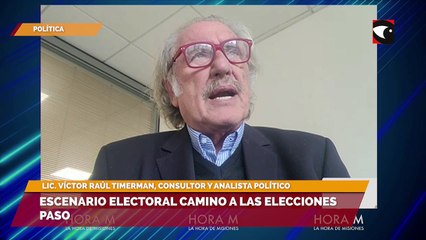 Lic. Víctor Raúl Timerman, consultor y analista político, dijo Cristina Kirchner apoya a la fórmula Mssa-Rossi