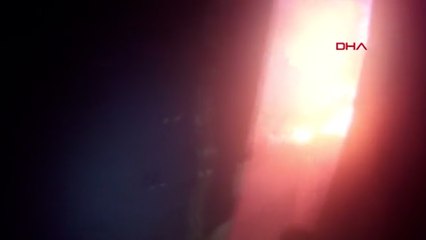 Diyarbakır'da itfaiyenin ev yangınına müdahalesi kask kamerasında