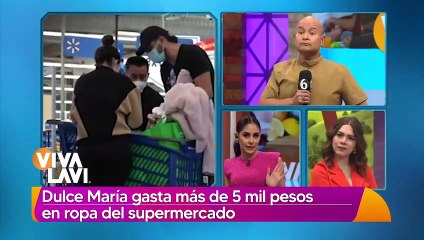Así fue captada Dulce María en supermercado