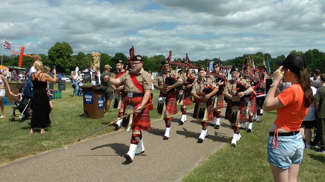 Veterans march through Medway for Armed Forces Day.