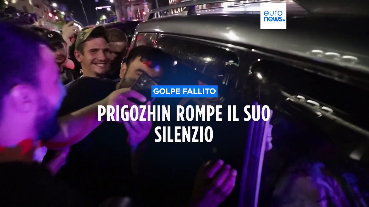 Prigozhin lancia un messaggio audio