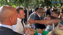 Emmanuel macron à Marseille : bain de foule à la Busserine