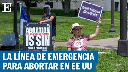 La línea para abortar en EE UU
