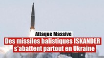 Les redoutables missiles russes ISKANDER bombardent l'Ukraine