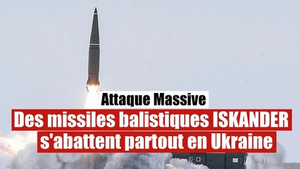Les redoutables missiles russes ISKANDER bombardent l'Ukraine