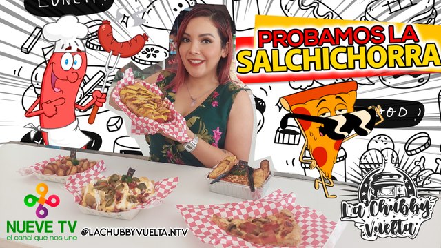 ¡Probé la SALCHICHORRA! en Rorros Pizza - La Chubby Vuelta de NueveTV SLP