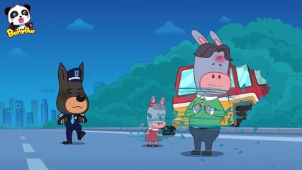Monster on the Street ｜ Traffic Safety ｜ Kids Cartoon ｜ Kids Stories ｜ Sheriff Labrador ｜ BabyBus