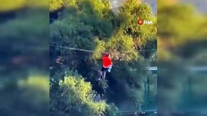Meksika'da zipline kazası: 6 yaşındaki çocuk 12 metre yükseklikten göle düştü