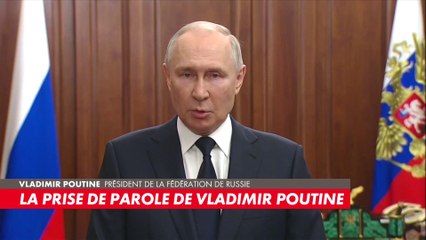 Vladimir Poutine : «Un soulèvement armé aurait été écrasé»