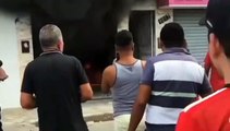 Incêndio deixa loja de celular destruída em Teotônio Vilela