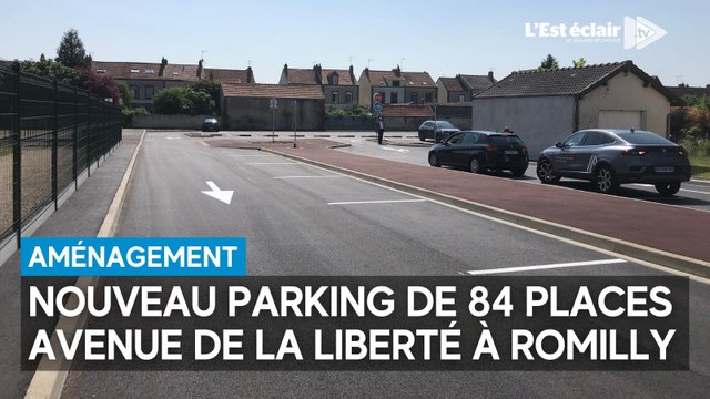 Inauguration par la Ville de Romilly-sur-Seine d'un parking de 84 places