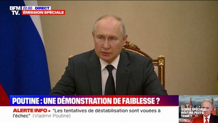 Russie: Vladimir Poutine en réunion avec ses principaux responsables sécuritaires après son allocution