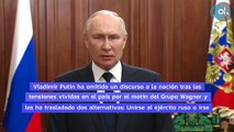 Putin ofrece a los mercenarios de Wagner unirse al ejército regular o exiliarse en Bielorrusia