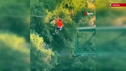 Meksika’da zipline kazası: 6 yaşındaki çocuk 12 metre yükseklikten düştü