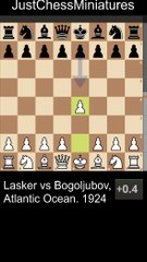 Bogoljubov´s Rock and Pawns are under attack against Lasker