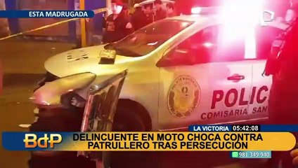 Golpe al crimen: tras una intensa persecución policial, capturan a un raquetero