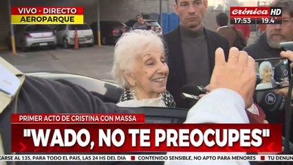Estela De Carlotto: "Nuestros nietos van a seguir luchando para que Nunca Más sea una realidad"