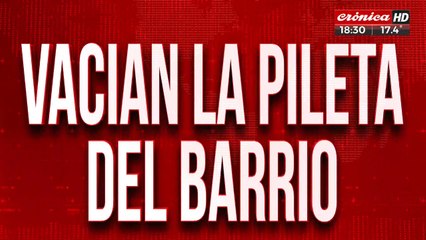 Continúa la búsqueda de Cecilia: vacían la pileta del barrio