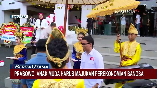 Apresiasi Anak Muda Buka Bisnis, Prabowo Subianto: Saya Bangga Sekali