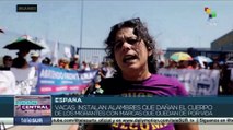 España: Cientos de activistas se manifiestan en solidaridad con los migrantes de la Valla de Melilla