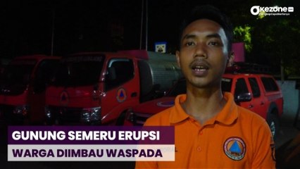 Gunung Semeru Erupsi, Awan Panas Meluncur ke Besuk Kobokan Lumajang