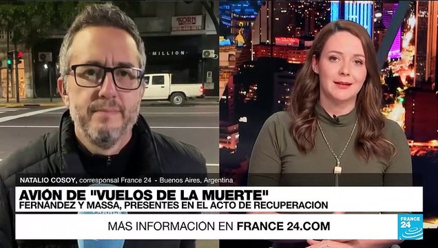 Informe desde Buenos Aires: avión que operaba 'vuelos de la muerte' volvió a Argentina