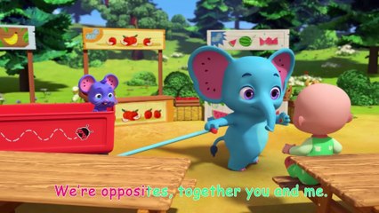 Opposites Song (Animal Version) Nursery Rhymes Kids Songs