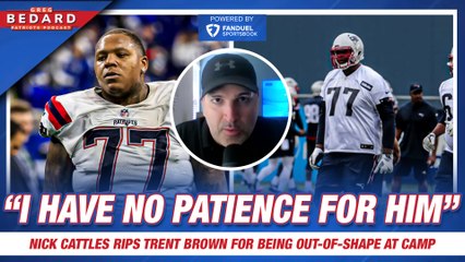 Nick Cattles RIPS Patriots Tackle Trent Brown