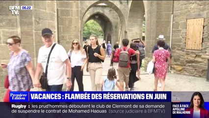 De plus en plus de vacanciers au mois de juin