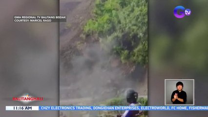 Clearing operations sa nangyaring landslide sa Manipis Road, posibleng abutin ng mahigit isang linggo | BT