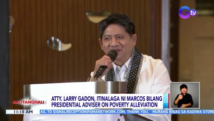Atty. Larry Gadon, itinalaga ni Marcos bilang Presidential Adviser on Poverty Alleviation | BT