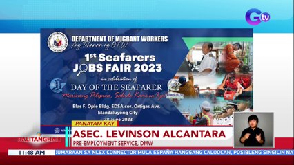 DMW: Mahigit sa 1,000 trabaho, tampok sa 1st Seafarers Job Fair | BT