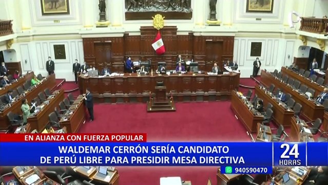 Congreso: tres parlamentarios de la bancada de Perú Libre se disputarían candidatura a la Mesa Directiva