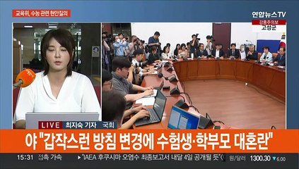 Video herunterladen: 여야, '수능 출제 방침' 충돌…'폭염대책' 민생 행보