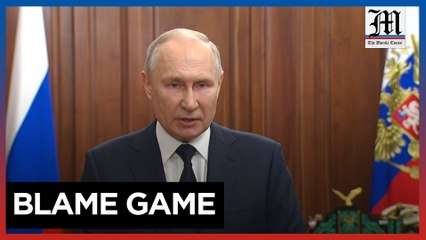 Putin accuses West of wanting Russians 'to kill each other' in coup attempt
