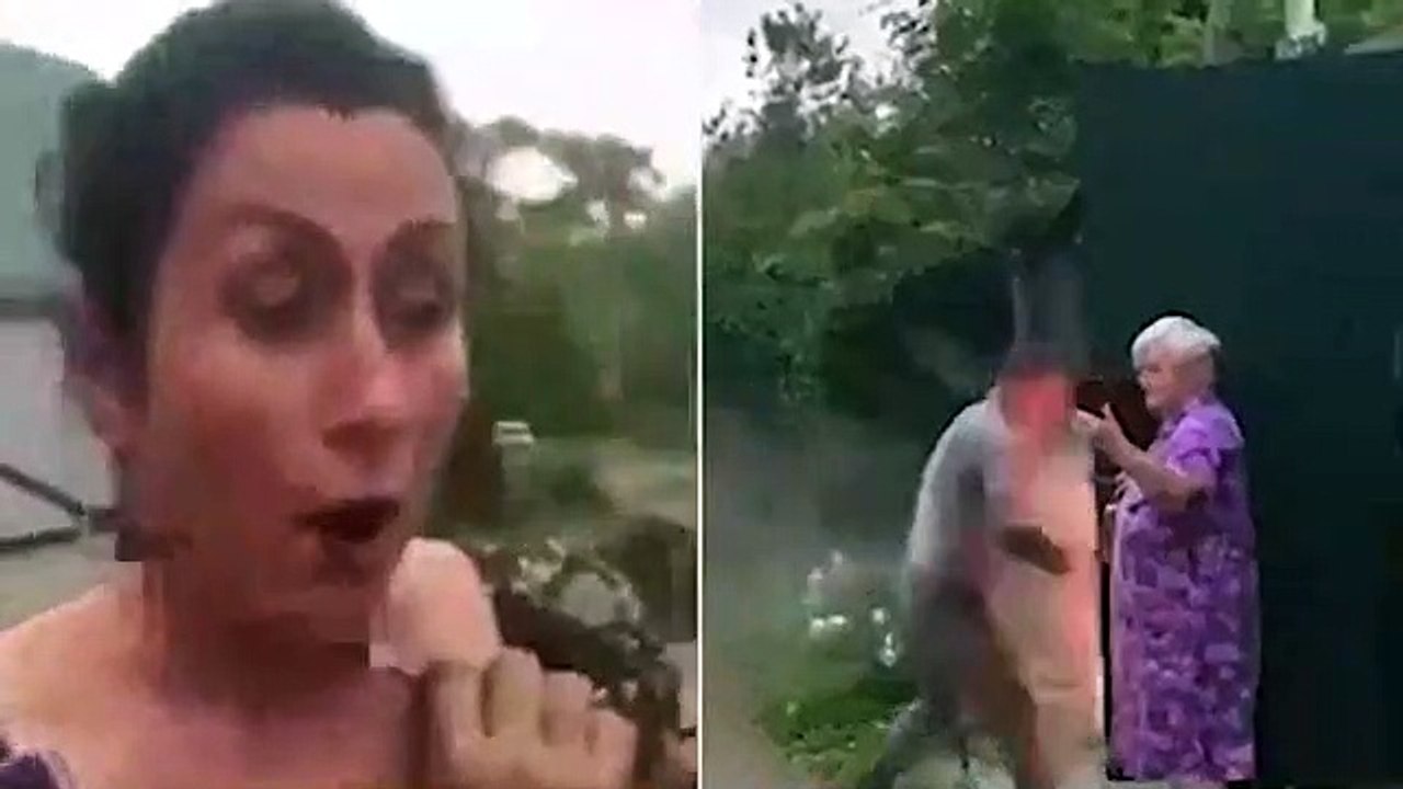 Pensioner turns his neighbor into a flame and shoots a woman with an arrow through her neck