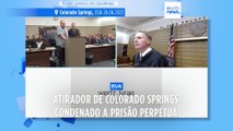 Atirador de Colorado Springs é condenado a prisão perpétua