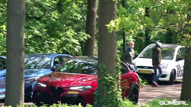 Alfa Romeo Giulia GTAm with Akrapovic Exhaust - Accelerations & Driving on the Road!