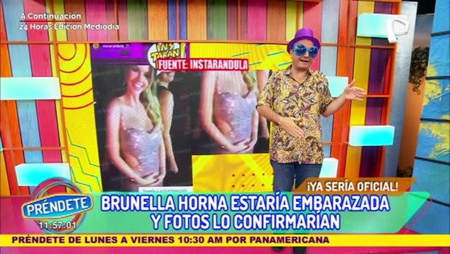 Brunella Horna vuelve a levantar sospechas de posible embarazo