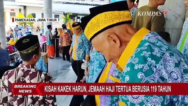 Jemaah Haji Tertua, Kakek Harun Tunaikan Ibadah Haji di Usia 119 Tahun