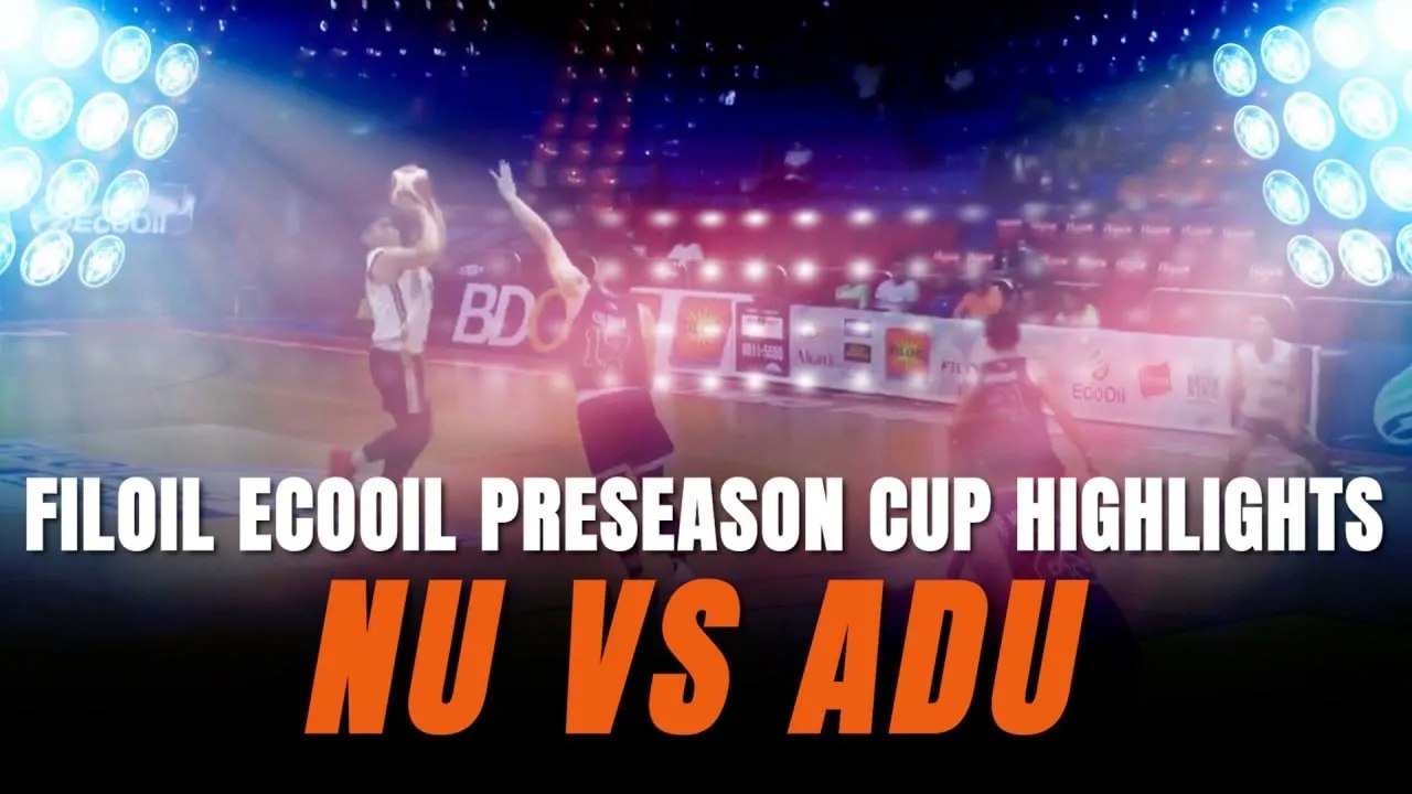FilOil EcoOil Preseason Cup Highlights NU vs AdU video Dailymotion