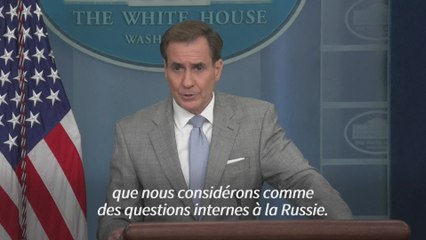 Wagner: les Etats-Unis ont assuré à Moscou qu'ils n'étaient "pas impliqués"