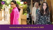 Karisma Kapoor Enjoys Her 50th Birthday By Chilling In Paris