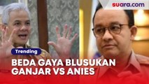 Beda Gaya Blusukan Duo Capres Ganjar Pranowo Vs Anies Baswedan
