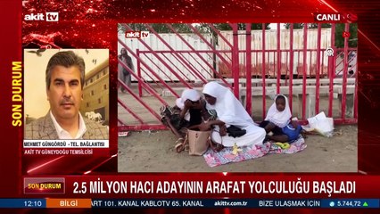 Hacı adaylarının Arafat heyecanı