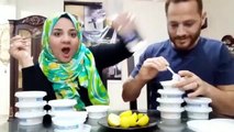 تحدي اكل اكبر كميه زبادي