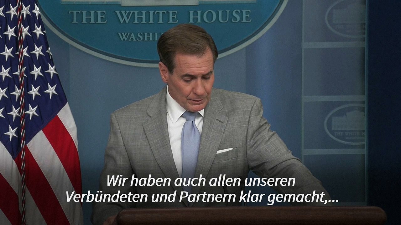 Weißes Haus: Haben nichts mit Wagner-Aufstand zu tun